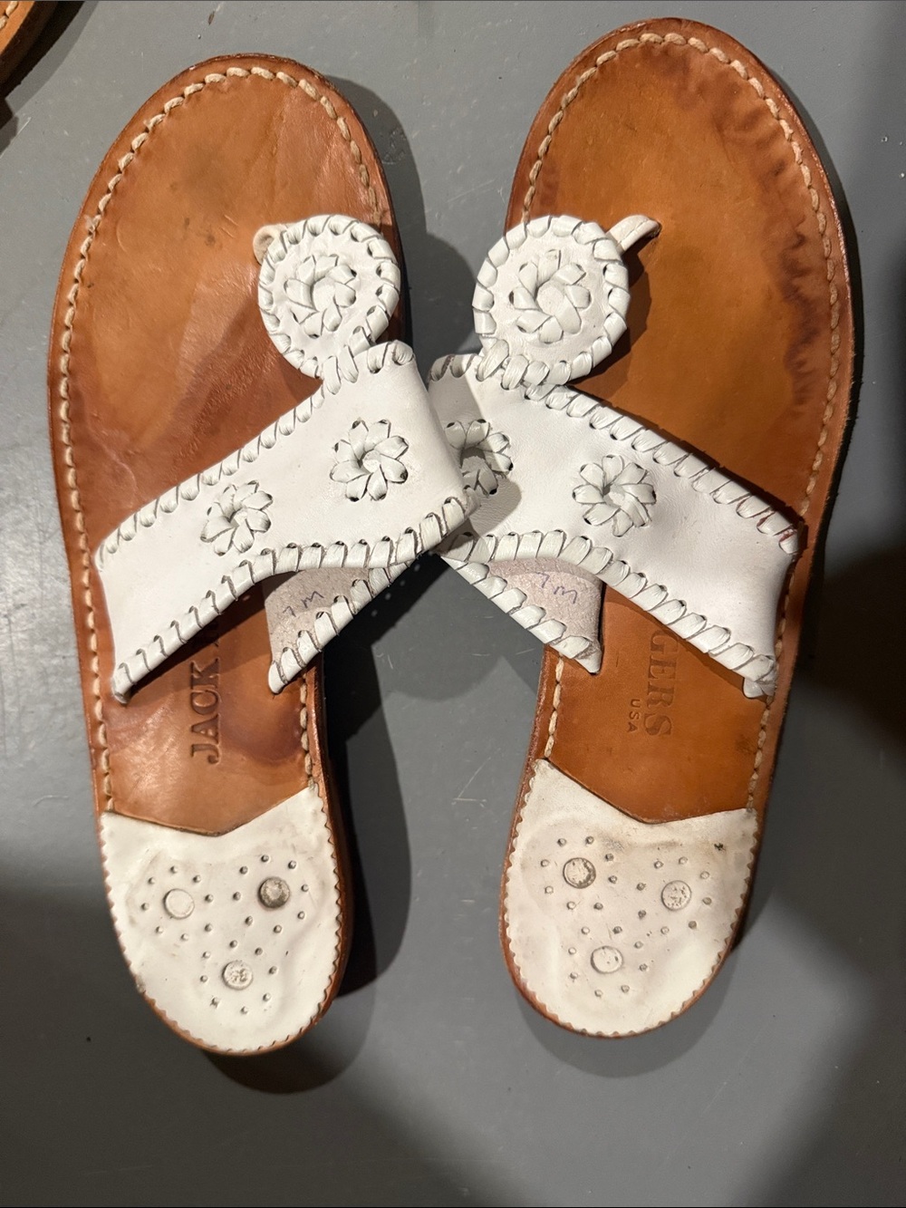 Used jack rogers sz 7 white